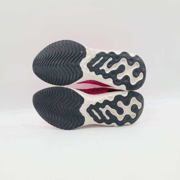 Nike Women's Pink Prime Zebra React Phantom Run Flyknit 2 Athletic Sneaker Sz 7 - Picture 5 of 7